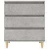 vidaXL Buffet Gris béton 60x35x70 cm Bois d'ingénierie