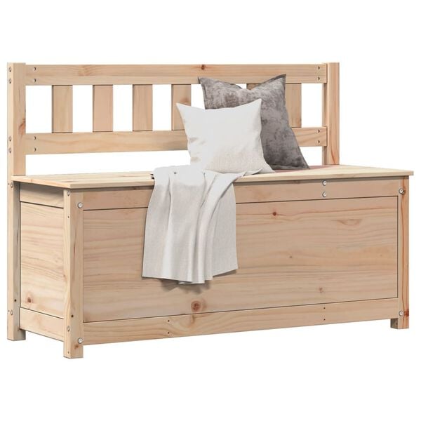 vidaXL Banc 110x41x76,5 cm Bois de pin massif