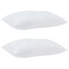 vidaXL Couette avec Oreillers 3 pcs Blanc Microfibre et Plumes D'oie