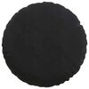 vidaXL Coussins de siège 2 pcs Noir Ø80 x 29 cm Velours