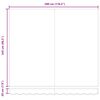 vidaXL Auvent r&eacute;tractable anthracite/blanc 3x2,5 m tissu et aluminium