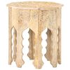 vidaXL Table d'appoint &Oslash;48 cm Bois de manguier massif