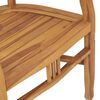 vidaXL Ensemble &agrave; manger de jardin 5 pcs bois de teck solide