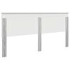 vidaXL T&ecirc;te de lit Gris Sonoma 200 cm Bois d'ing&eacute;nierie