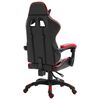 vidaXL Chaise de jeu Rouge Similicuir