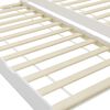 vidaXL Cadre de lit extensible sans matelas blanc bois de pin 90x200cm
