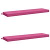 vidaXL Coussins de Banc SOEST 2 pc 100 % polyester Rose