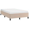 vidaXL Cadre de lit sans matelas cappuccino 120x200 cm similicuir
