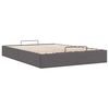 vidaXL Cadre de lit ottoman sans matelas gris 140x190 cm similicuir