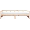 vidaXL Lit de jour avec matelas 90x200 cm bois de pin massif