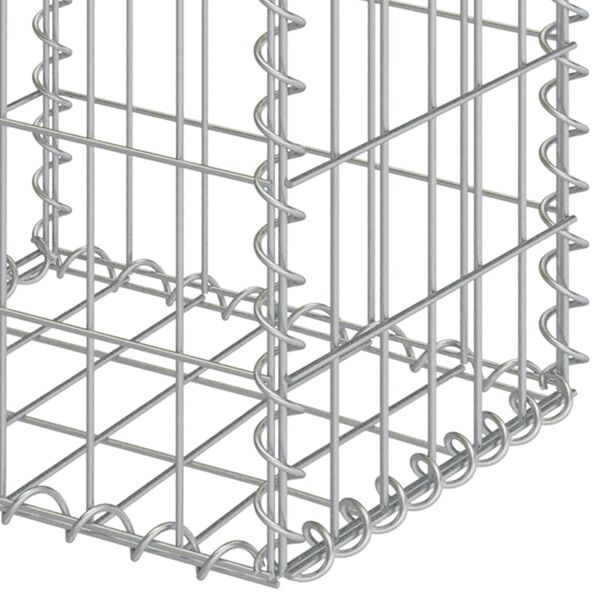 vidaXL Paniers de gabion 2 pcs Acier galvanis&eacute; 30x30x40 cm