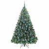 vidaXL Sapin de No&euml;l artificiel avec 300 LED Vert 180 cm PE et PVC