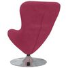 vidaXL Fauteuil &oelig;uf Bordeaux Velours