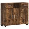 vidaXL Cabinet en Bois Ch&ecirc;ne fum&eacute; Bois d'ing&eacute;nierie