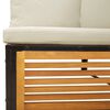 vidaXL Salon de jardin avec coussins 11 pcs bois massif d'acacia