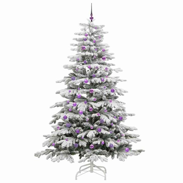 vidaXL Sapin de No&euml;l Artificiel &agrave; Branches Articul&eacute;es Blanc 240 cm