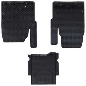 vidaXL Tapis de voiture 3 pcs Noir Convient pour TRANSIT CUSTOM 2023-