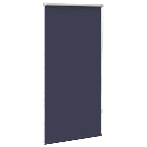 vidaXL Store enrouleur occultant 64,4 x 120 cm, largeur du tissu 60 cm, bleu marine