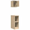 vidaXL Armoires de garage 2 pcs ch&ecirc;ne sonoma bois d'ing&eacute;nierie