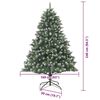 vidaXL Sapin de Noël artificiel avec 300 LED Vert 160 x 160 x 240 cm