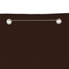 vidaXL Écran de balcon Marron 140x240 cm Tissu Oxford