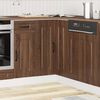 vidaXL Armoire d'angle de cuisine Kalmar chêne marron bois ingénierie