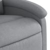 vidaXL Fauteuil inclinable Gris clair Tissu