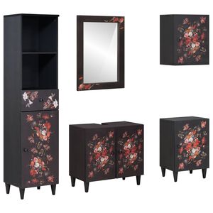 vidaXL Ensemble de Meubles de Salle de Bain avec tiroir 5 pcs