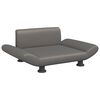 vidaXL Lit pour chien gris 70x45x28 cm similicuir