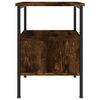 vidaXL Tables de chevet 2 pcs ch&ecirc;ne fum&eacute; 34x36x50 cm bois ing&eacute;nierie