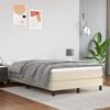 vidaXL Matelas de lit &agrave; ressorts ensach&eacute;s fermet&eacute; moyenne Cr&egrave;me 120x200x20 cm