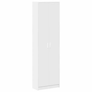 vidaXL Armoire avec étagère Blanc 55 x 25 x 189 cm Bois d'ingénierie