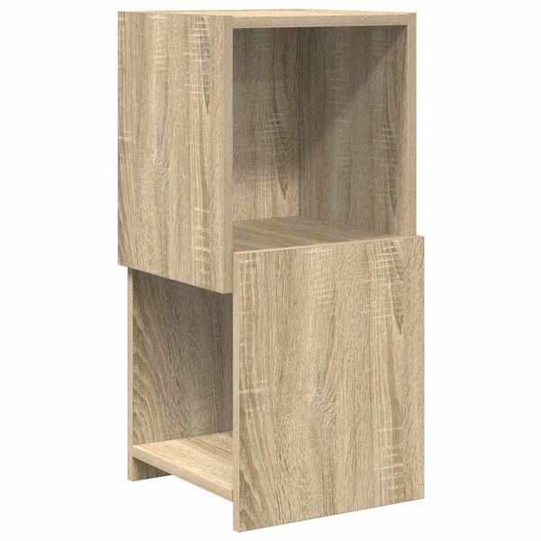 vidaXL Meuble d'angle Ch&ecirc;ne Sonoma 30,5x30x65cm Bois d'ing&eacute;nierie