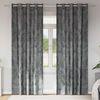 vidaXL Rideaux en velours 2 pcs Gris 245 x 140 cm Velours