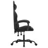 vidaXL Chaise de jeu Noir Similicuir