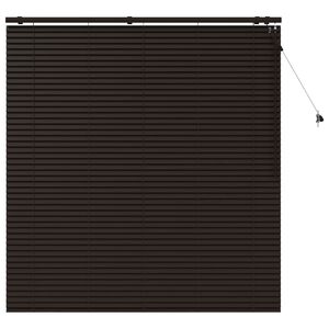 vidaXL Store V&eacute;nitien Marron fonc&eacute; 145 x 160 cm 35 mm