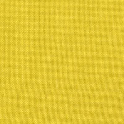 vidaXL Ensemble de canapés 2 pcs avec coussins jaune clair tissu