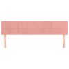 vidaXL Têtes de lit 2 pcs Rose 90x5x78/88 cm Velours