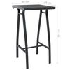 vidaXL Ensemble de bar de jardin 5 pcs Noir