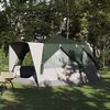 vidaXL Tente Cabane avec toit avec stockage Vert 400 x 350 x 212 cm
