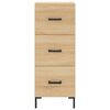 vidaXL Buffet Ch&ecirc;ne sonoma 34,5x34x90 cm Bois d'ing&eacute;nierie
