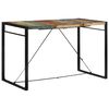 vidaXL Table de bar 175x90x110 cm bois massif de récupération