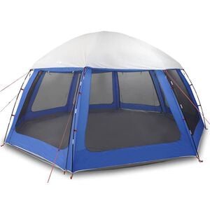 vidaXL Tente de piscine moustiquaire amovible parois maille bleu azur