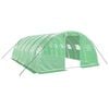 vidaXL Serre avec cadre en acier vert 24 m&sup2; 6x4x2 m