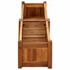 vidaXL Lit sur&eacute;lev&eacute; de jardin Bois d'acacia 150x30x25 cm