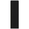 vidaXL Armoire suspendue avec stockage Ch&ecirc;ne noir 20 x 29,5 x 100 cm