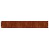 vidaXL Bordures de pelouse 50 pcs 15x103 cm acier corten flexible