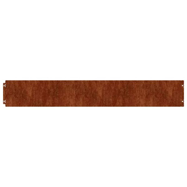 vidaXL Bordures de pelouse 50 pcs 15x103 cm acier corten flexible