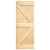 vidaXL Porte NARVIK Naturel 85 x 210 cm Bois de pin massif