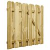 vidaXL Portail de jardin Bois de pin impr&eacute;gn&eacute; 100x100 cm